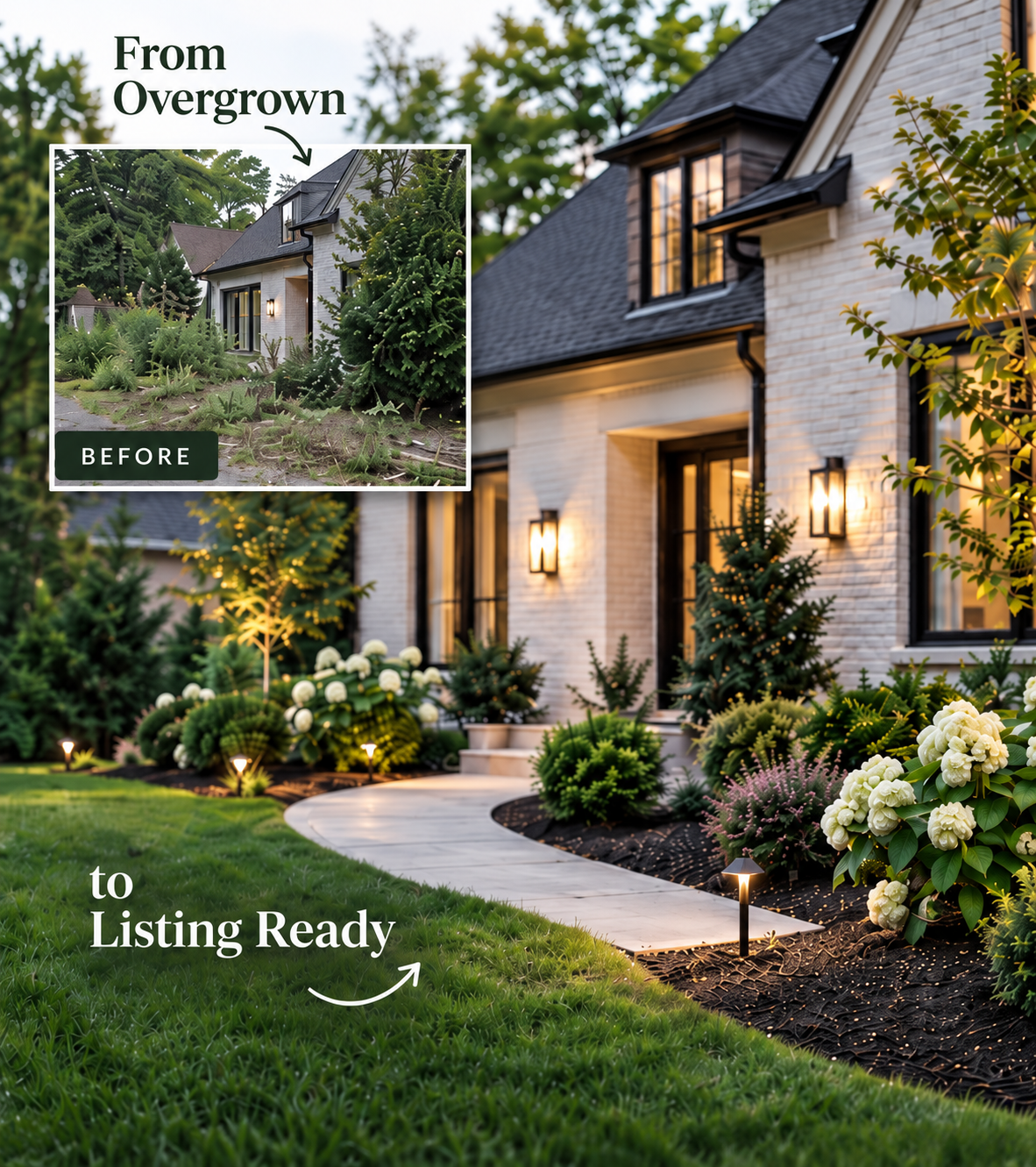 Property turnover — from overgrown to listing ready